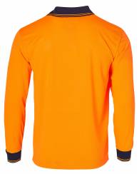 Hi-Vis TrueDry Micromesh Safety Polo L/S | Men's